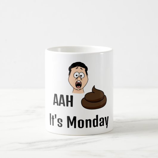AAh S&%#月曜日のコーヒーマグ コーヒーマグカップ (中央)