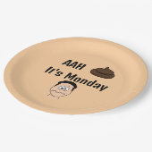 AAh S&%#月曜日の紙プレート ペーパープレート (アングル)