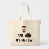 AAh S&%#月曜日トートバッグ ラージトートバッグ (正面)