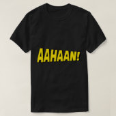 Aahaan vadivelu柄のTシャツ Tシャツ (デザイン正面)