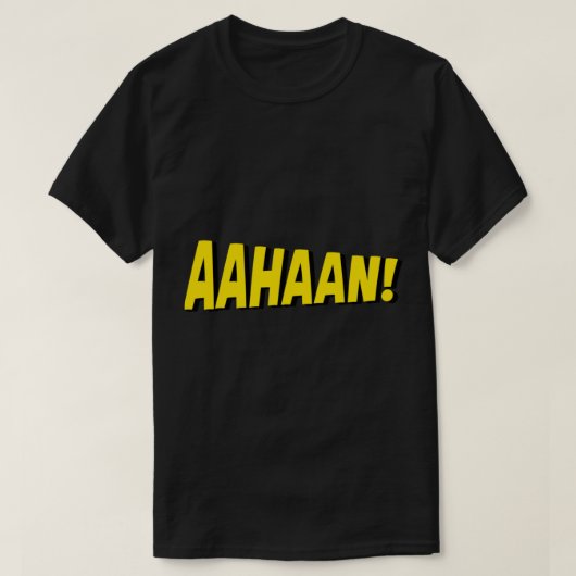 Aahaan vadivelu柄のTシャツ Tシャツ (デザイン正面)