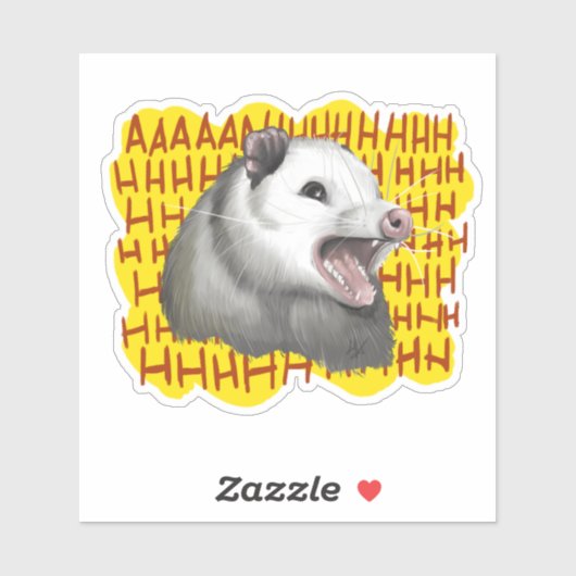 AAHHNIMAL – オポッサム シール (シート)