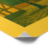 Aalborg Denmark Cityscape ポスター (角)