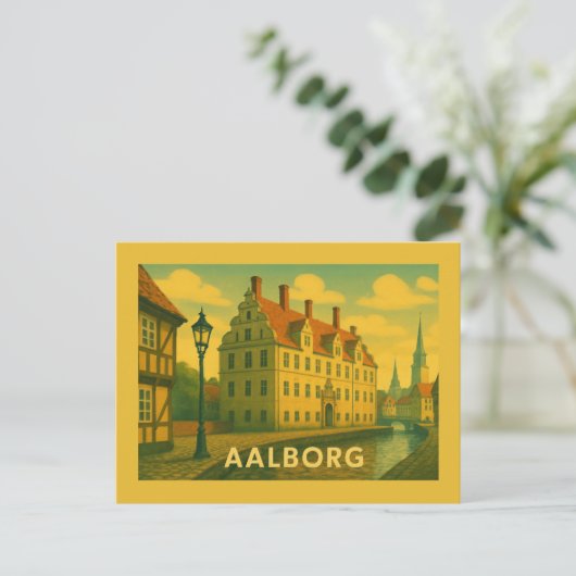 Aalborg Denmark Cityscape ポストカード (スタンド正面)