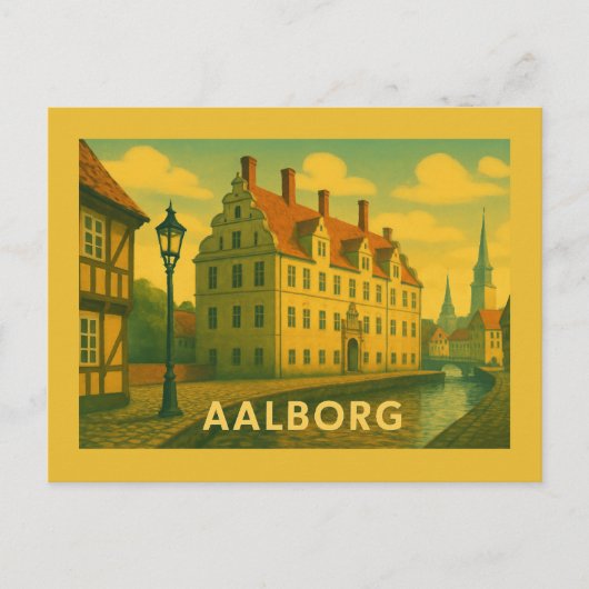 Aalborg Denmark Cityscape ポストカード (正面)