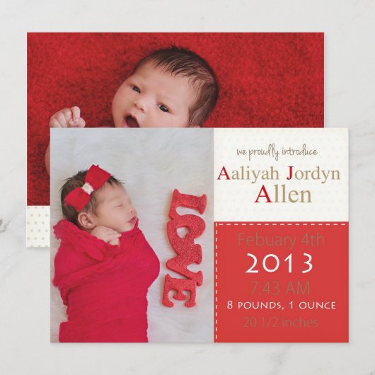 aaliyah 案内状 (正面/裏面)