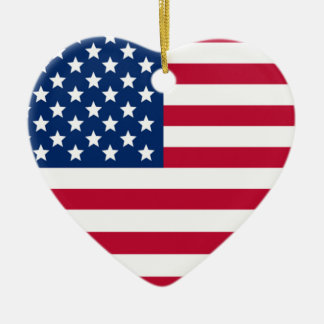 Aamericanのハートのクリスマスのオーナメント セラミックオーナメント
