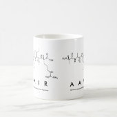 Aamirペプチド名mug コーヒーマグカップ (中央)