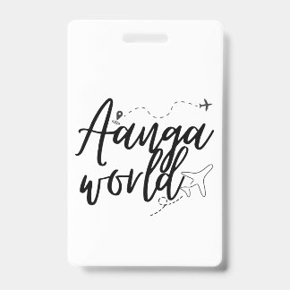AANGAWORLD バッジ