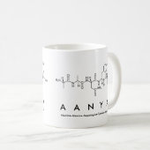 Aanyaペプチド名mug コーヒーマグカップ (正面右)