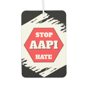 AAPIヘイトストップ カーエアーフレッシュナー