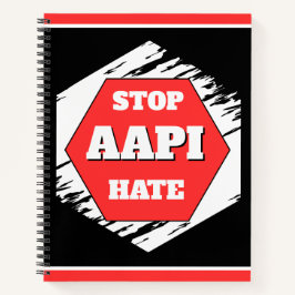 AAPIヘイトストップ 矩形 ノートブック