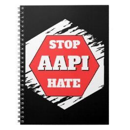 AAPIヘイトストップ 矩形 ノートブック