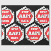 AAPIヘイトストップ 矩形 ラッピングペーパー (フラット)