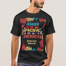 AAPIヘリテージマンス2026ブラシフラッグフェスティブ Tシャツ