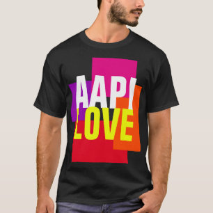 aapiラブタイポグラフィTシャツ Tシャツ