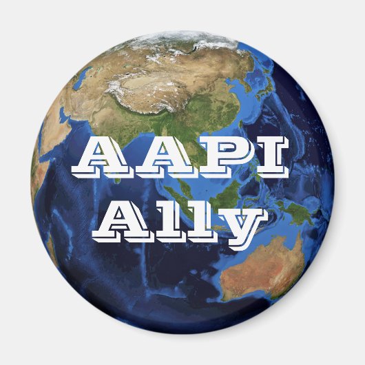 AAPI同盟国 マグネット (正面)