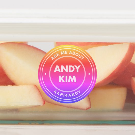 AAPI4Andyスタンプ（防水明るい） ラベル (貼付)