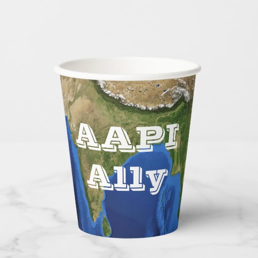 AAPI アライ 紙コップ (正面)