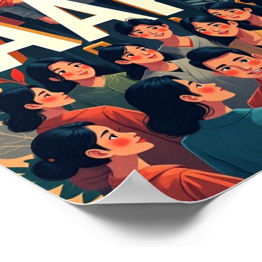 AAPI ALLY ポスター (角)