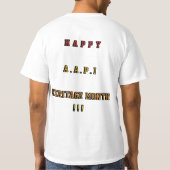 AAPI heritage monthe T-Shirt Tシャツ (裏面)