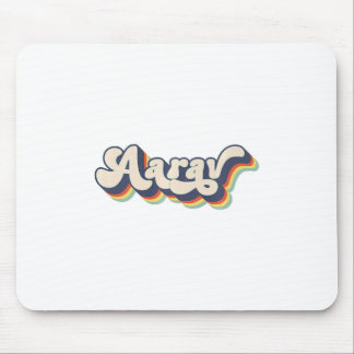 Aarav名パーソナライズされた名姓Aarav P マウスパッド