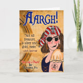Aargh! - Talk Like a Pirate Day カード (正面)