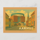 Aarhus Denmark Cityscape ポストカード (正面)