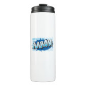 Aaronあなたの名前グラフィティブリックの壁は様式化 タンブラー (正面)