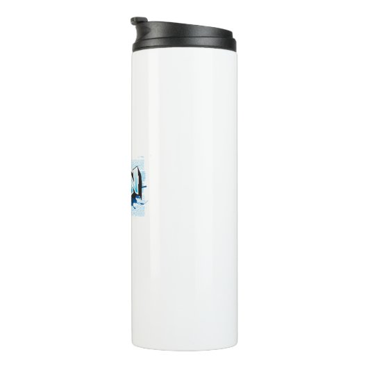 Aaronあなたの名前グラフィティブリックの壁は様式化 タンブラー (回転右)