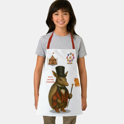 Aaron, aardvark ringmaster エプロン (インサイチュ)