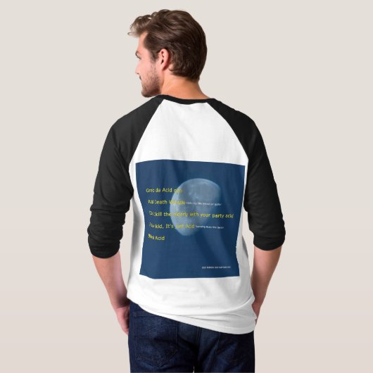 Aaron Bilodeau - Xero Acid Burn T-Shirt Tシャツ (裏面フル)