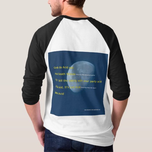 Aaron Bilodeau - Xero Acid Burn T-Shirt Tシャツ (裏面)