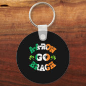 Aaron Erin Go Bragh Shamrock St.patrick's Day  キーホルダー (正面)