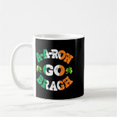 Aaron Erin Go Bragh Shamrock St.patrick's Day  コーヒーマグカップ (左)