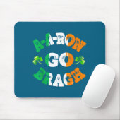 Aaron Erin Go Bragh Shamrock St Patricks Day マウスパッド (マウス)