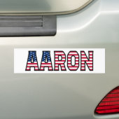 Aaron Name Vorname USA Aufkleber Sticker Auto バンパーステッカー (車上)