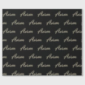 Aaron Vorname Name edles Geschenkpapier Papier ラッピングペーパー (フラット)