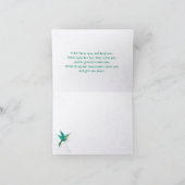 Aaronicの天恵のハチドリのヘブライ カード (内部)