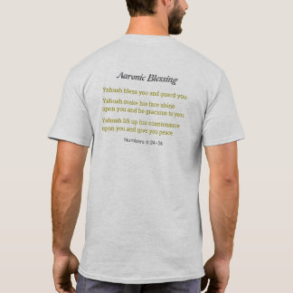 Aaronic blessing tシャツ