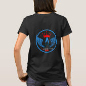 👑 Aashiq King - ロイヤルラバーの自信Tシャツ Tシャツ (裏面)
