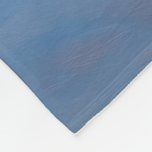 Aaskan Malamute雪のクリスマスを許可 フリースブランケット (角)