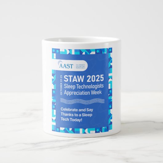 AAST 2025 STAW ジャイアント コーヒーマグ ジャンボコーヒーマグカップ (正面)