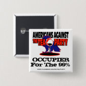 AATTPの#OCCUPY 缶バッジ (正面&裏面)