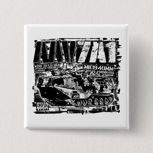 AAV-7A1ボタンボタン 缶バッジ (正面)