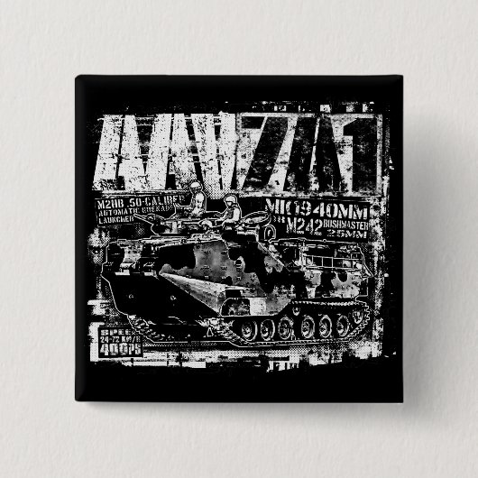 AAV-7A1ボタンボタン 缶バッジ (正面)