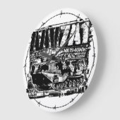 AAV-7A1大時計用アクリル壁時計 ラージ壁時計 (傾斜)