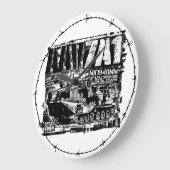 AAV-7A1大時計用アクリル壁時計 ラージ壁時計 (傾斜)