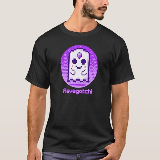 Aavegatchi GHST Ave Crypto NFT非代替型トークン Tシャツ (正面)