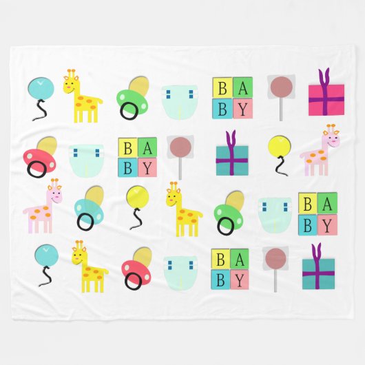 ABのかわいくかわいいベビーの設計大人のベビーブランケット フリースブランケット (正面(横))